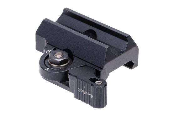 LaRue Tactical LT105 Compact ACOG QD Mount has a matte black anodized finish.